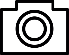 Camera Symbol Outline Svg File, Free Vectors File